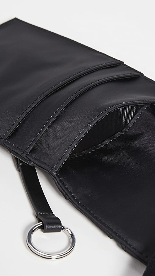 NWT WANT LES ESSENTIELS McCarran Black Nylon Unisex Crossbody Wallet Phone Bag