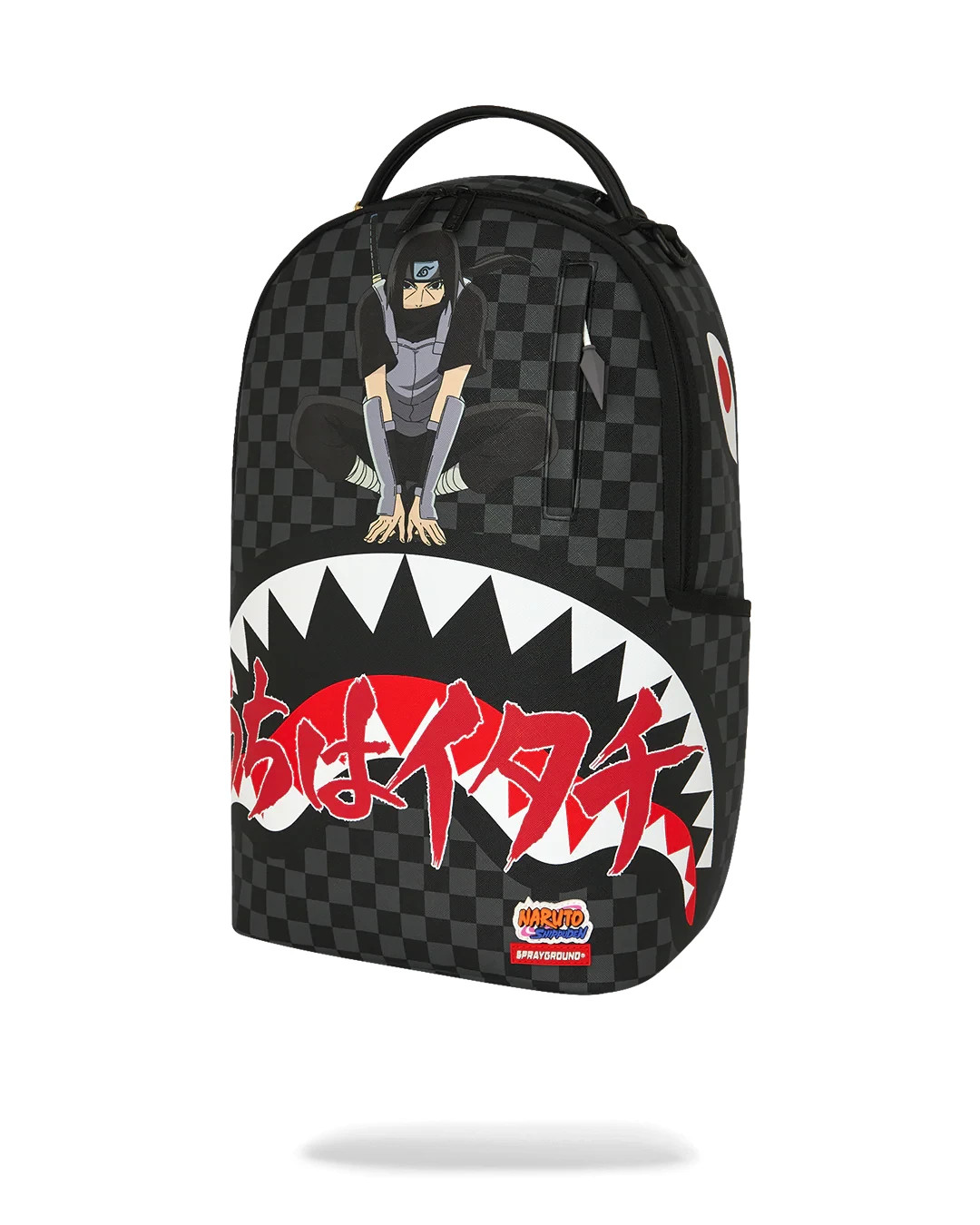 Sprayground Naruto ITACHI PROW Backpack🔥New Black Check Bookbag Kids School Bag