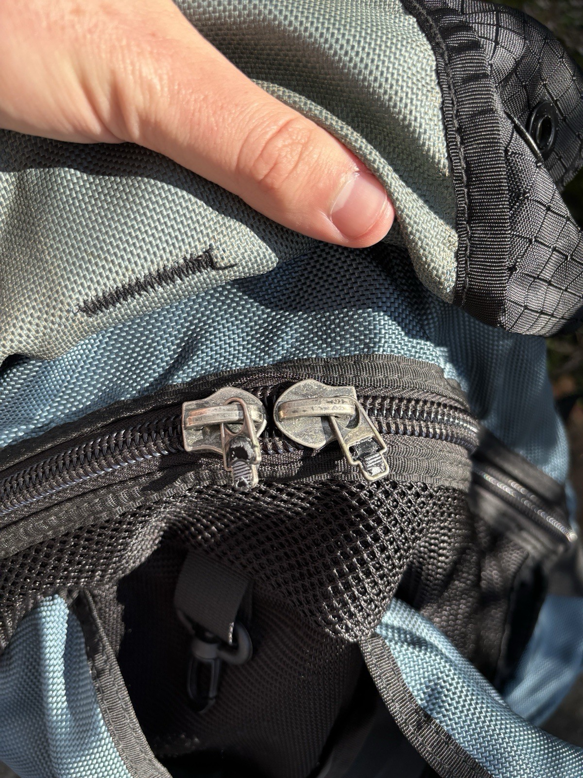 OAKLEY Icon Backpack Rucksack Tactical Black Light Blue Vintage Y2K RARE Bag