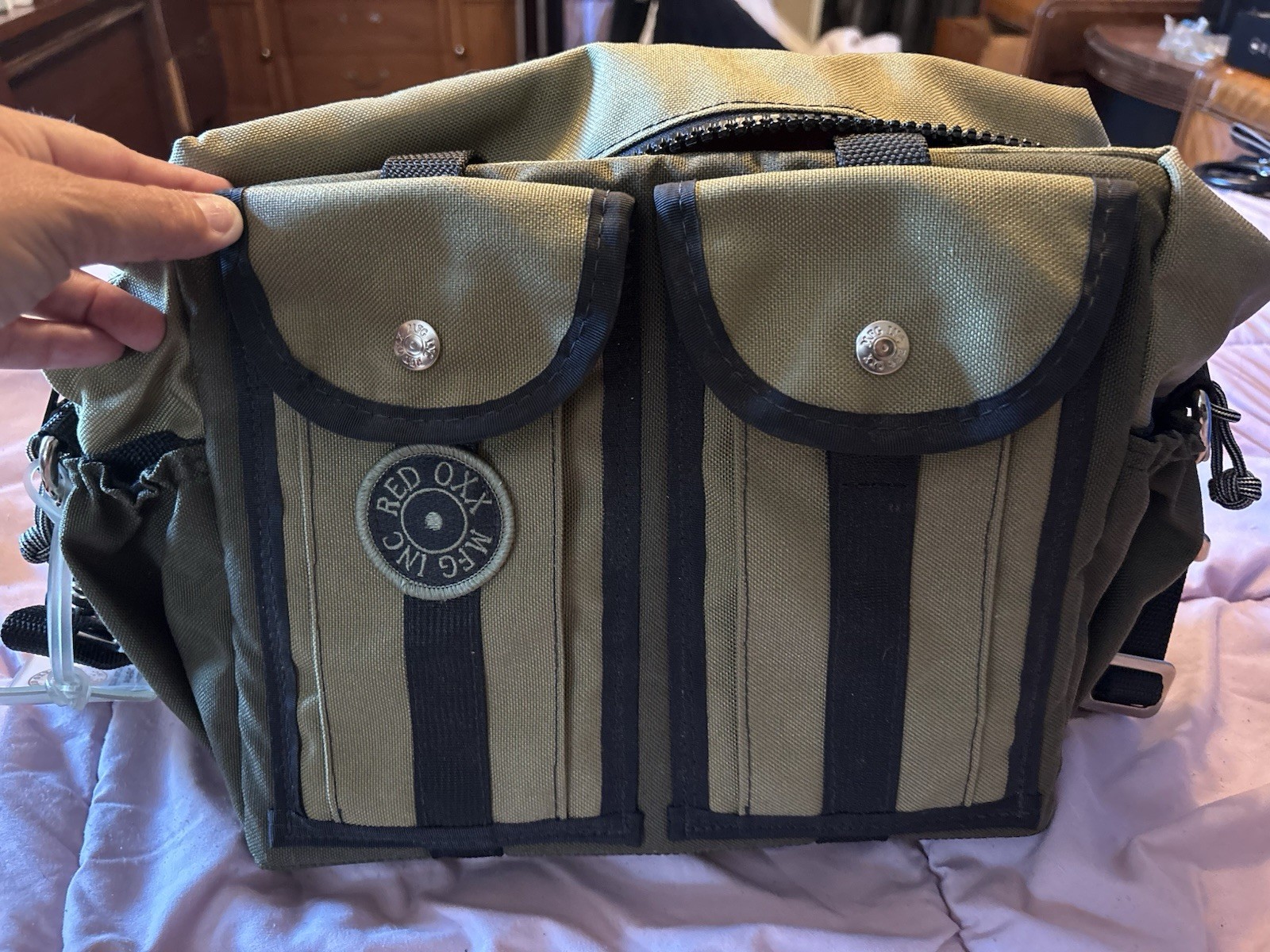 Red Oxx MFG Gator Bag Made in USA , Green, Made In Montana
