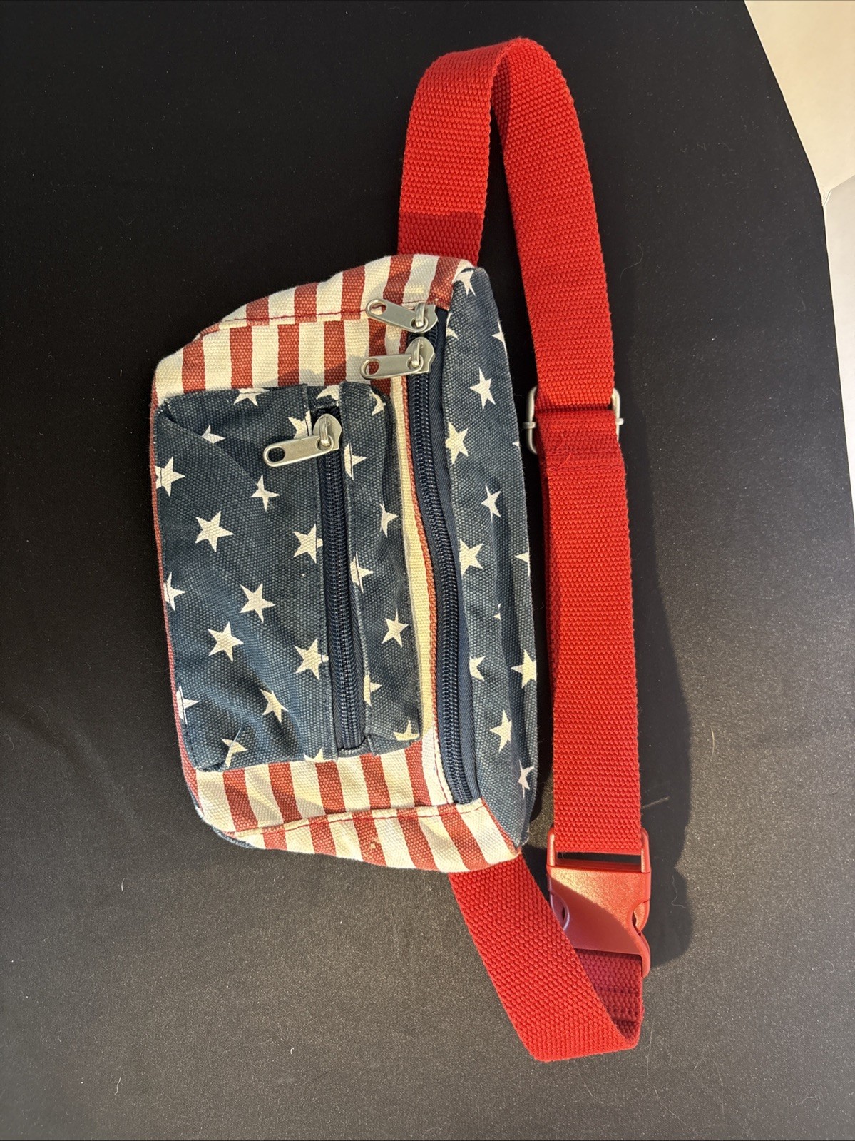 American Flag Fanny Pack 4th Of July Fireworks & BBQ Storage