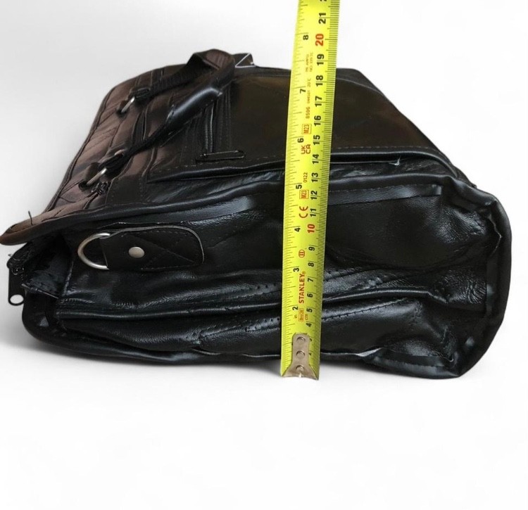 MAXAM – Genuine Lambskin Leather Briefcase 16″