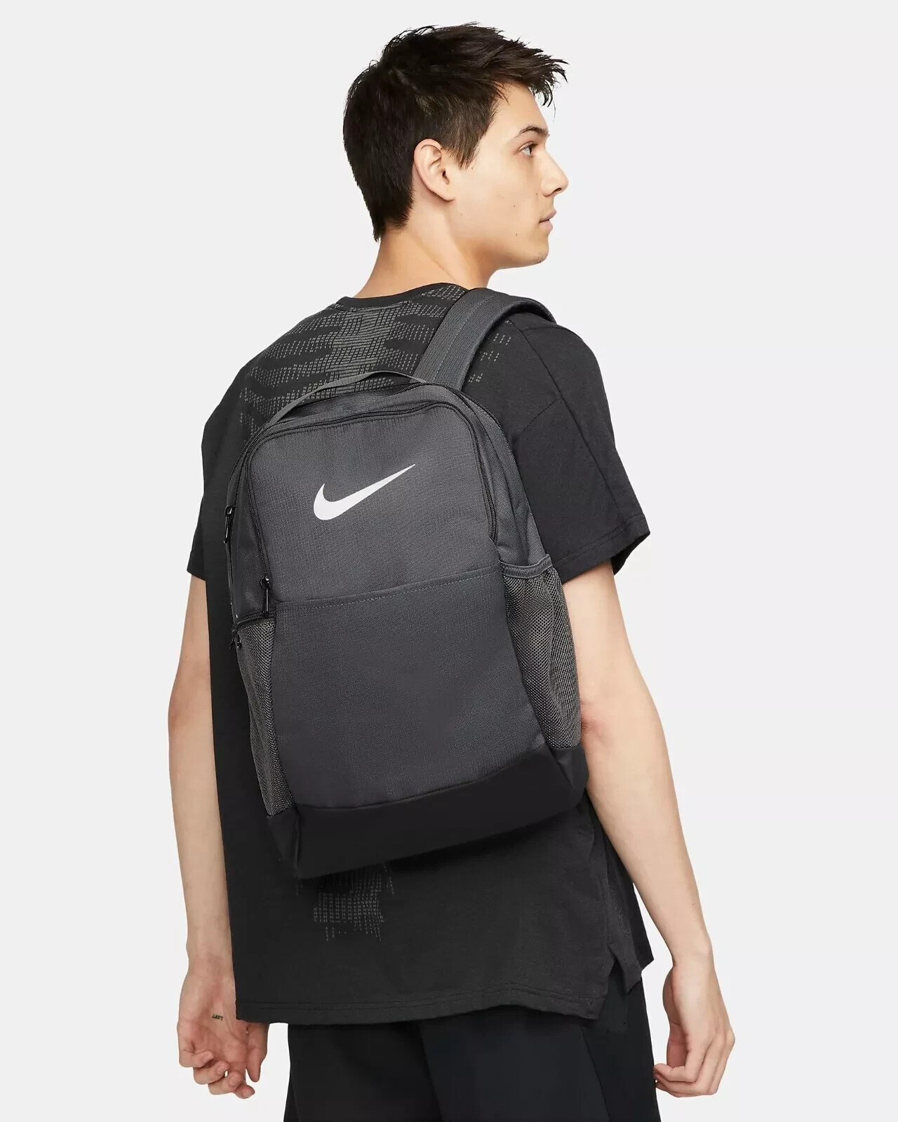 Nike Brasilia 9.5 Training Backpack Medium 24 Liter DH7709-026 Flint Grey New