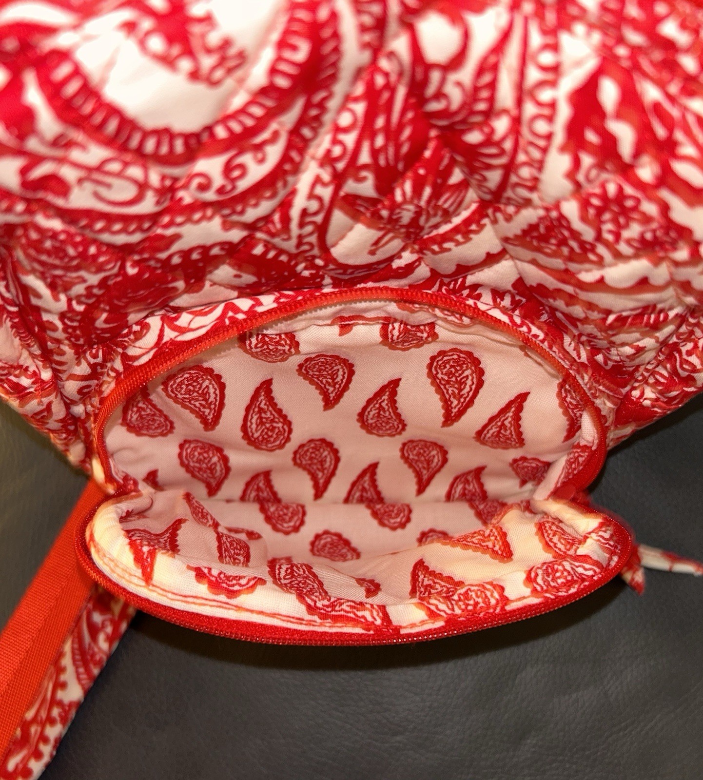 Vera Bradley Mini Banbury Backpack NEW NWT Paisley Key Red Eggshell Small Bag