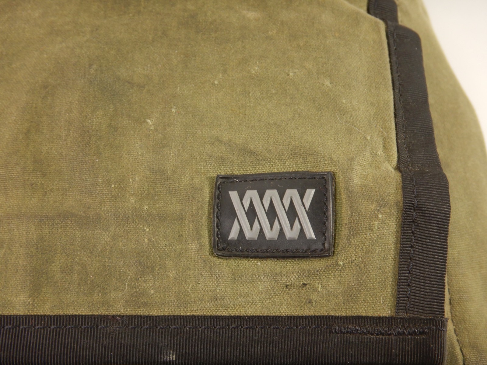Mission Workshop Fitzroy Green Waxed Canvas Pack Backpack