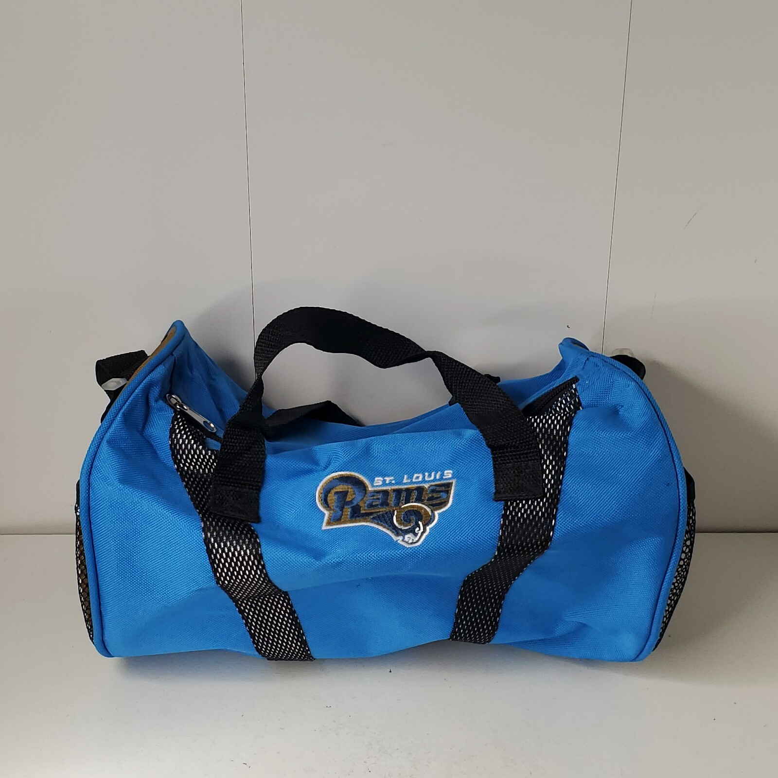 VTG Mini St Louis Rams Logo NFL Duffle Bag Strap 12″ x 7.5″ Promo Promotional
