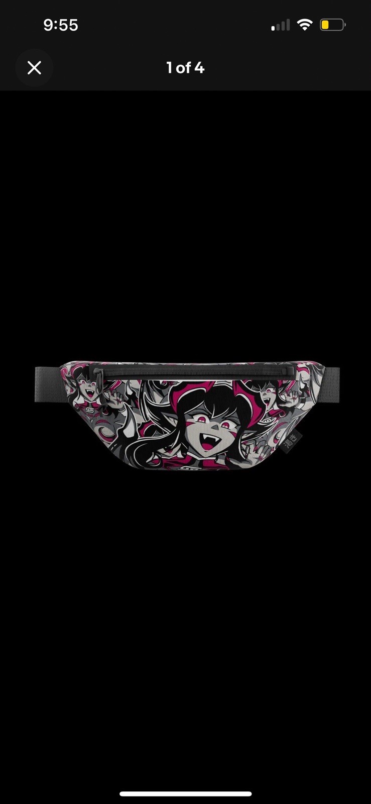 Gamer Supps Waifu Cups S5.6 – Gamer Bag – “Demonic Embrace” Fanny Pack