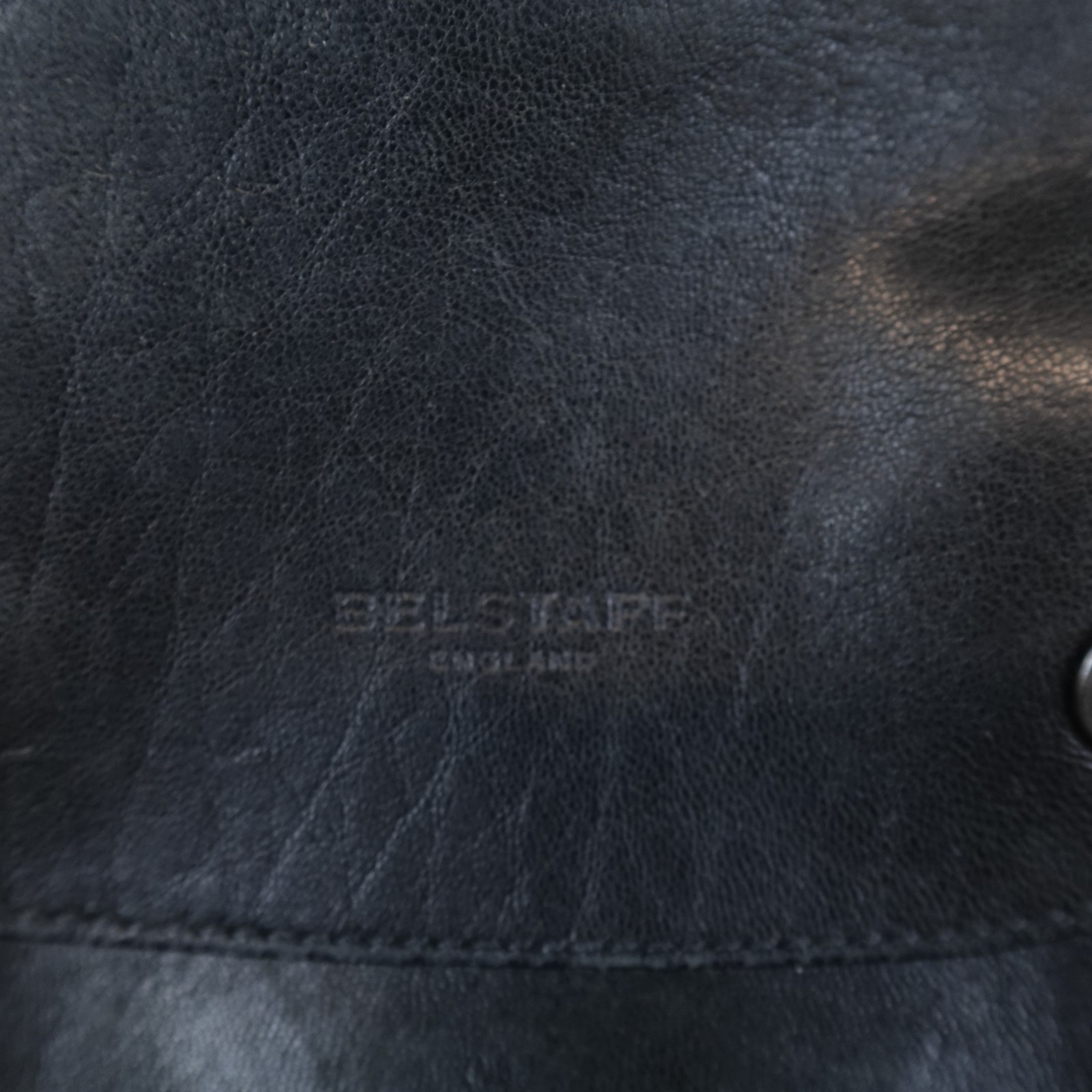 Belstaff Leather Messenger Shoulder Bag Black Utility Crossbody Malenotti