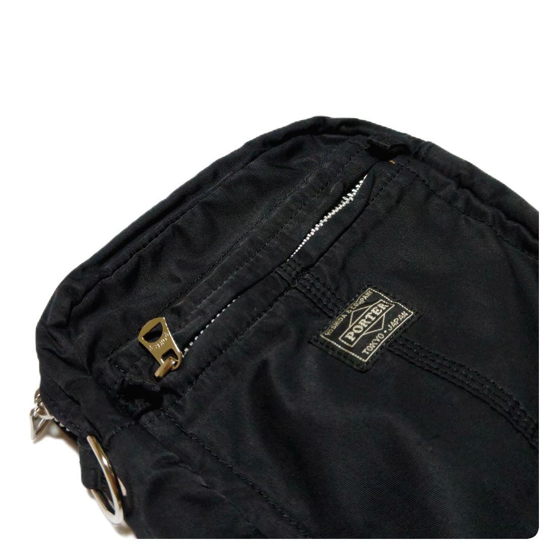 PORTER Mile Mini Shoulder Bag Nylon Cotton Twill Used Japan