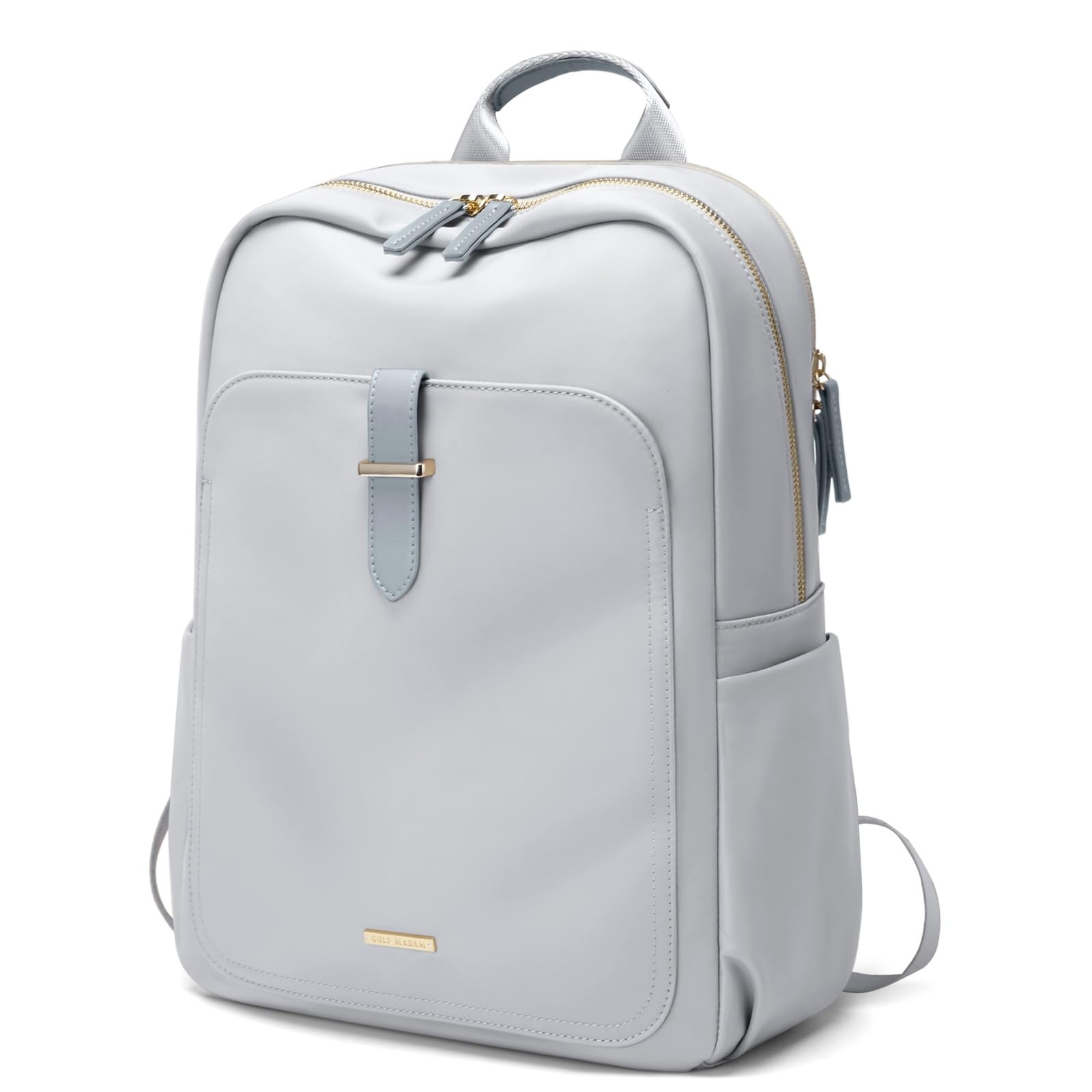 Laptop Backpack Purse for Women Fits 14 Inch Notebook Pale Grey Daypack