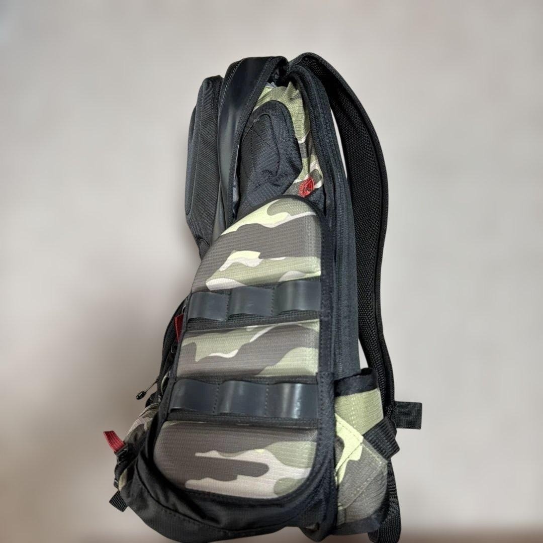 OAKLEY Kitchen Sink Backpack Camouflage Rare Used Travel Hiking Bag