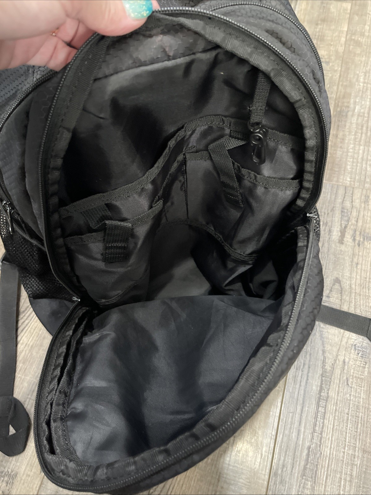 Mens Adidas Black Backpack Large Lots Of Storage See Photos