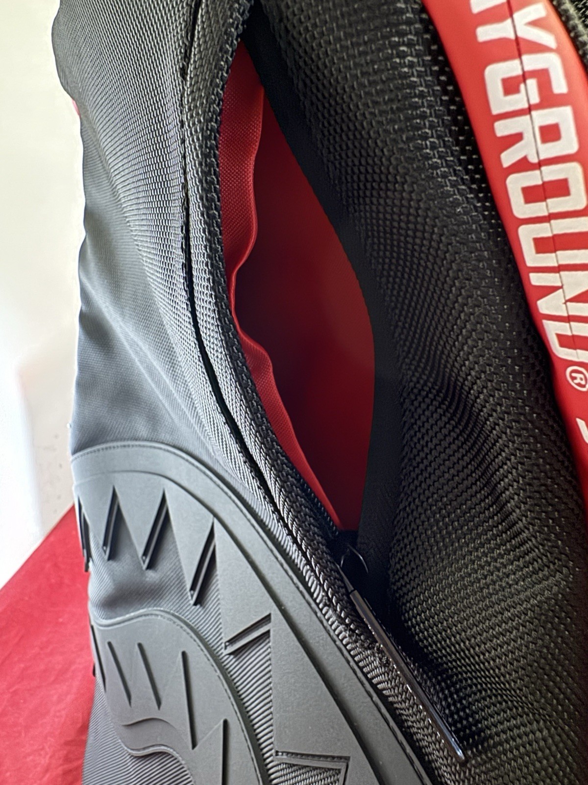 Sprayground The Hero Red Tape Limited Edition DLXR Backpack