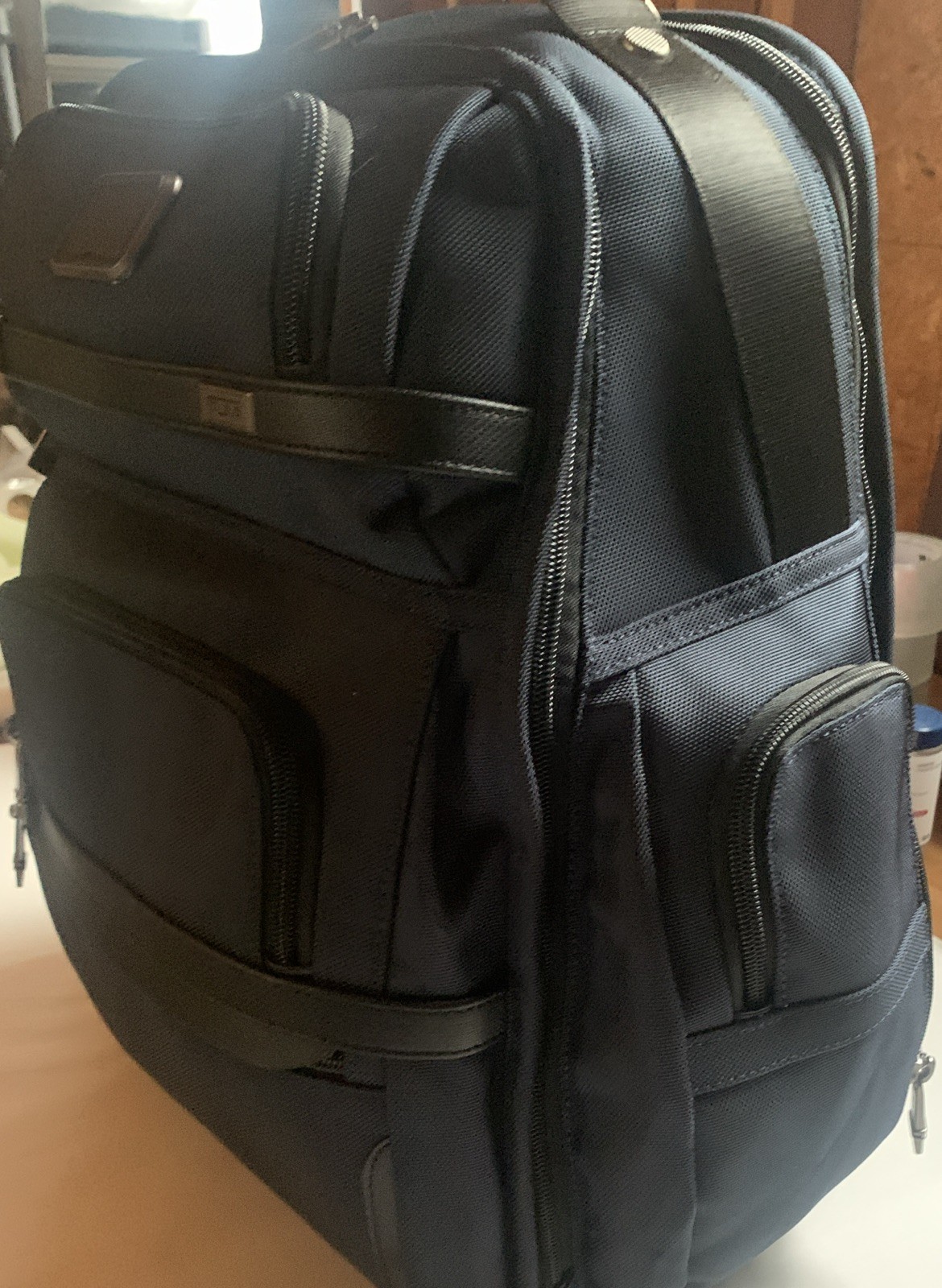 NEW-Tumi Alpha 3 Brief Pack T-pass 2603578 $625 NAVY