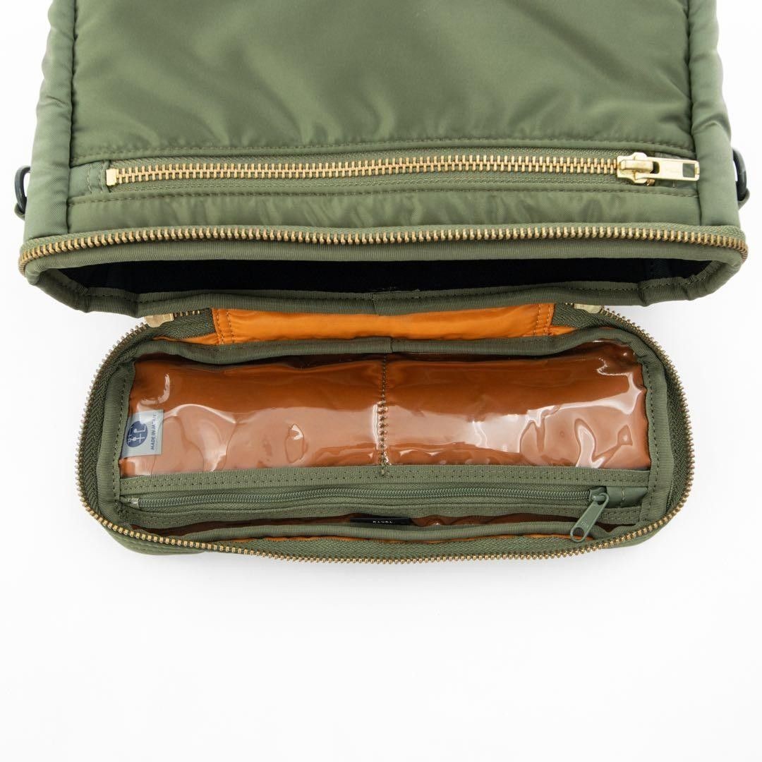 YOSHIDA Kaban Porter TANKER Camera Shoulder Bag Nylon Green 18cm x 25cm from JP