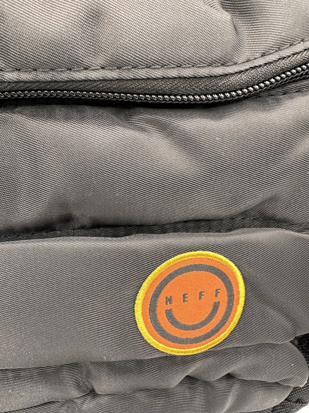 New 18” Neff Puffer Backpack Black Orange Yellow Red School Laptop Retro
