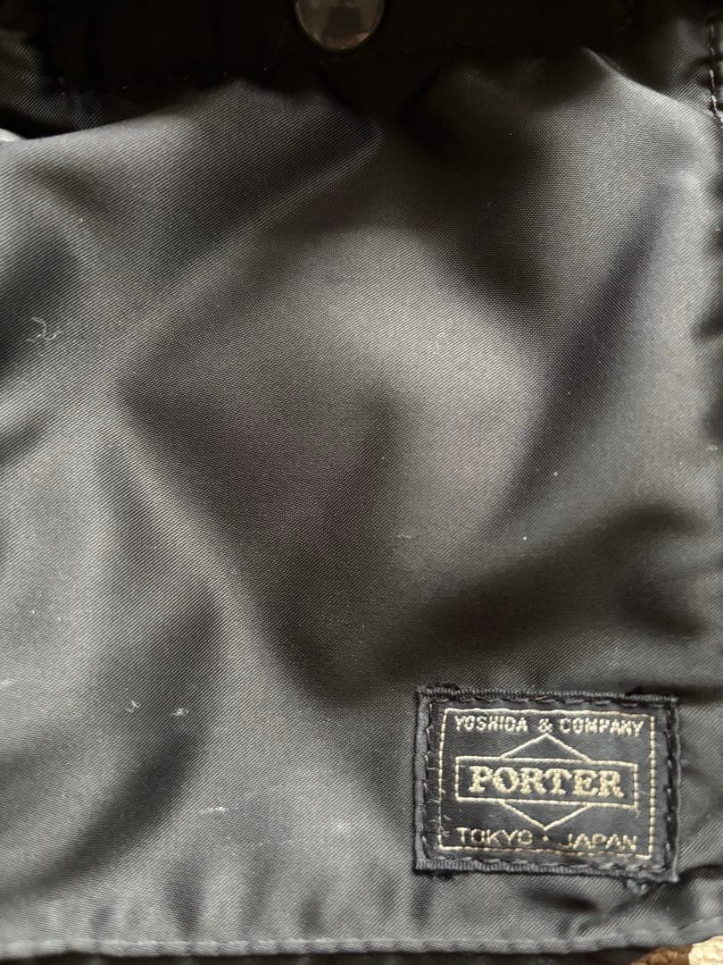 PORTER Yoshida Tanker Shoulder Bag L Black Made in Japan Authentic