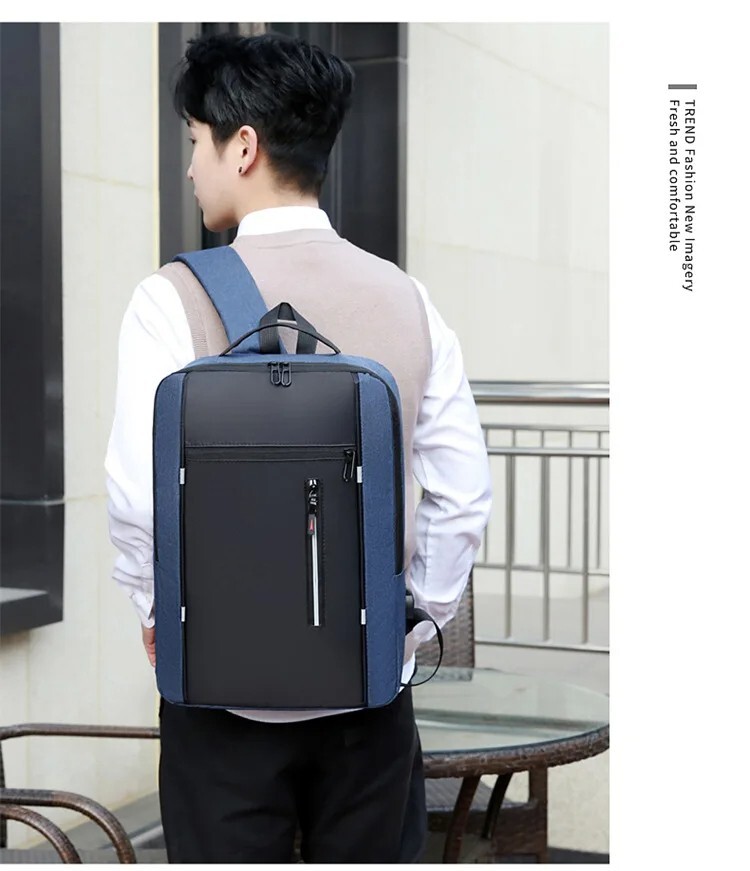 Business Backpack Waterproof, Men USB 15.6 Inch Laptop, school Backpack .