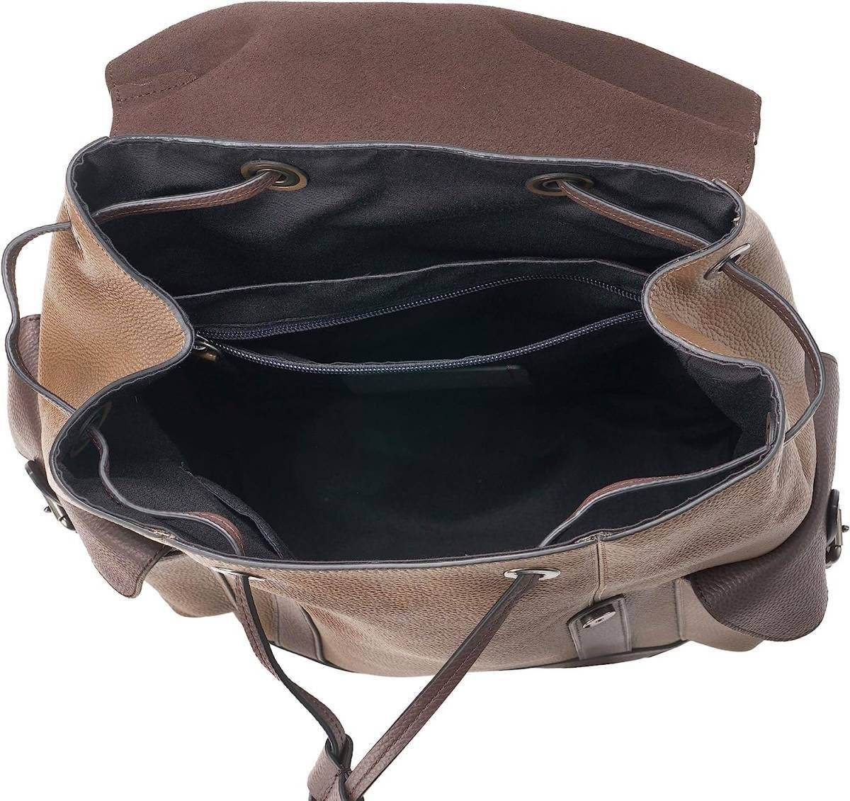 Coach Outlet Hudson Genuine Leather Backpack, A4 Compatible, Brown, Men’s,