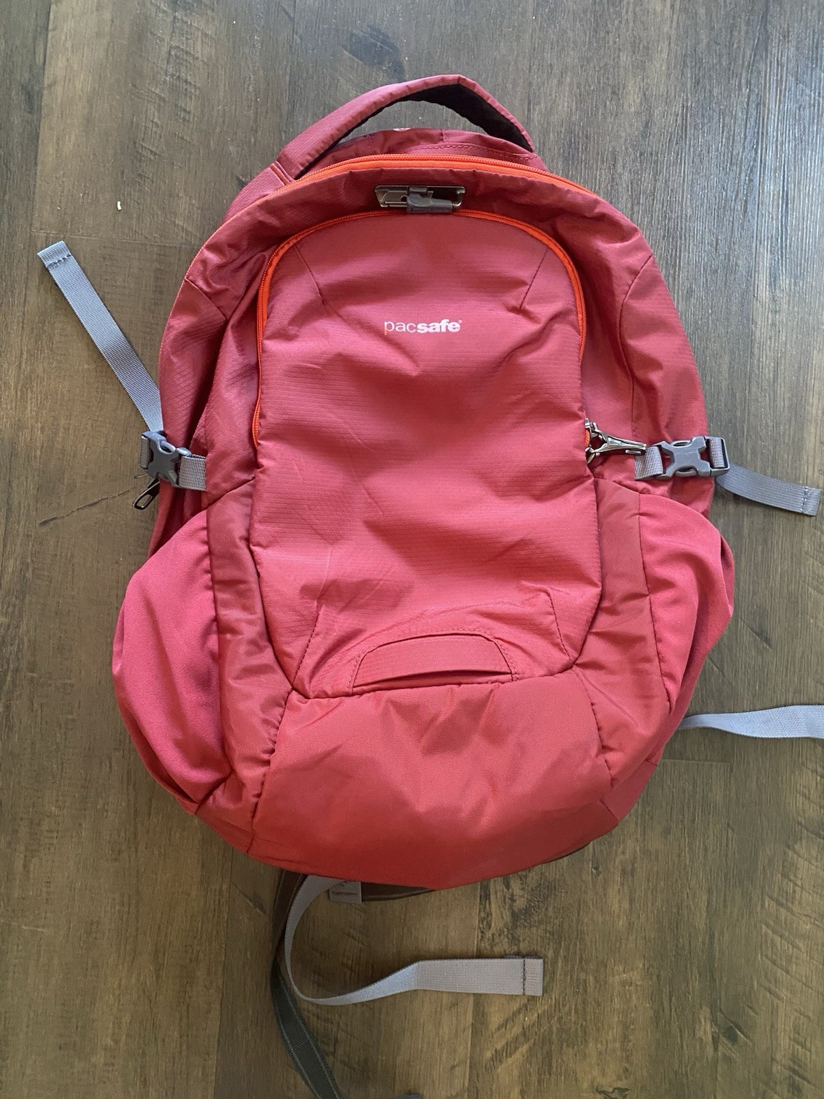 Pacsafe Venturesafe G3 25L Backpack Red Anti Theft Travel Laptop Bag eXomesh⁠