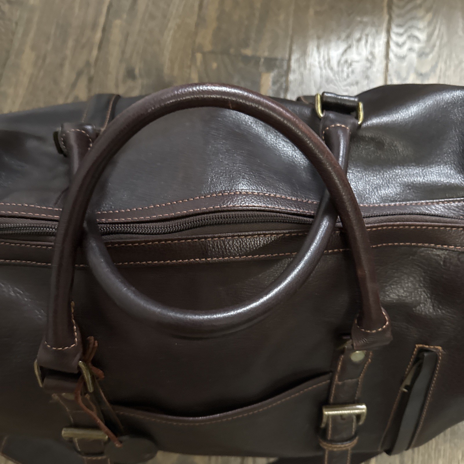 Wilson’s Leather Large Retro Brown Travel or Business Bag. Beautiful