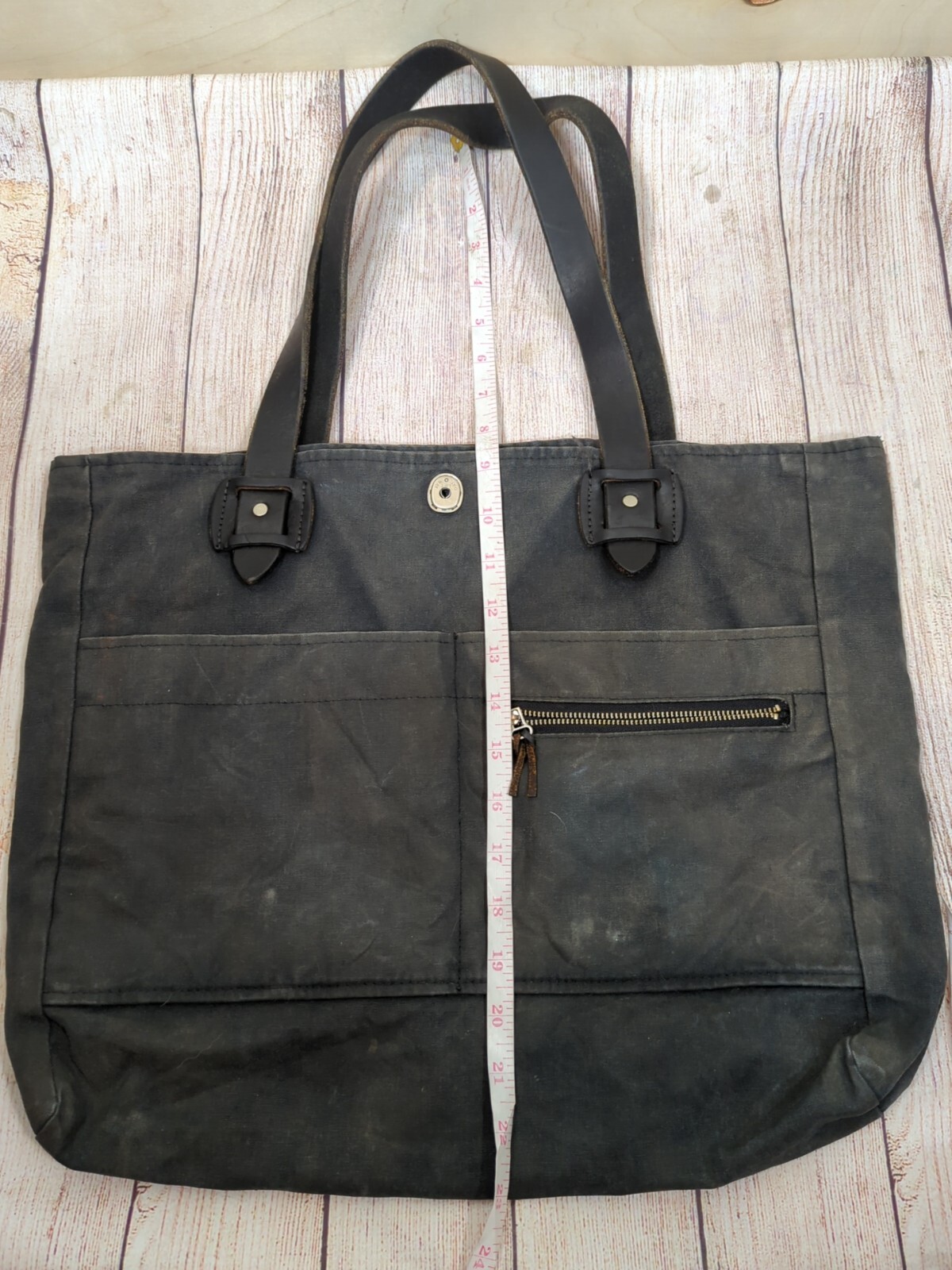 Tanner Goods Men’s Canvas Leather Tote Travel Bag Made in USA