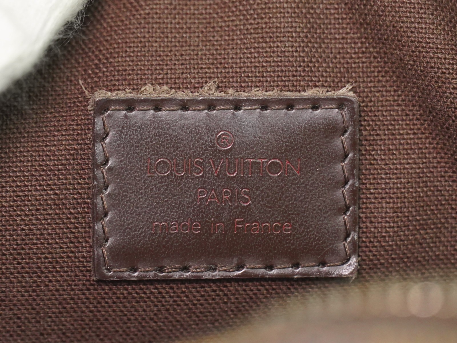 Louis Vuitton Olav PM N41442 Damier Ebene Canvas Crossbody Bag Brown
