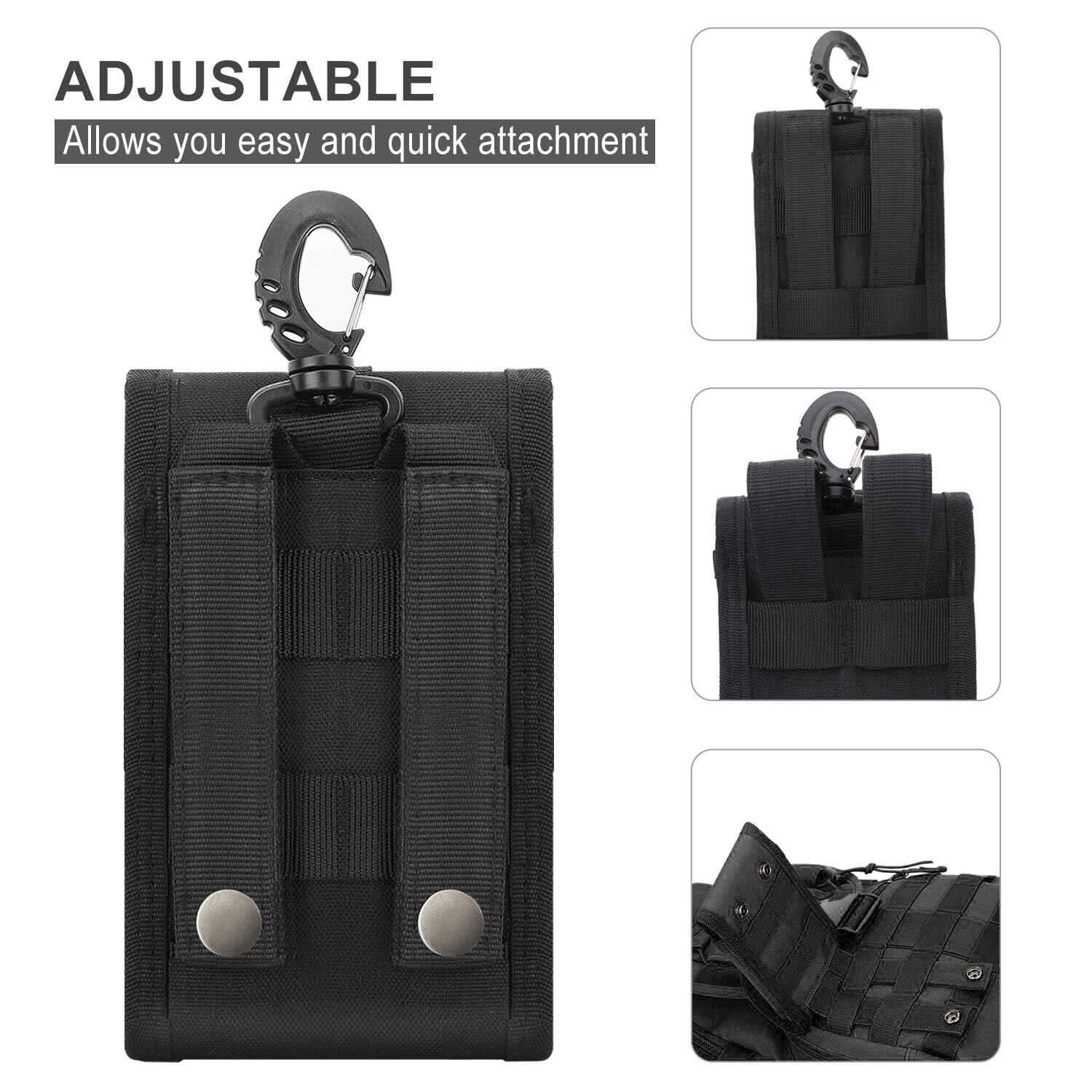 Tactical Molle Pouch Army Outdoor Utility Waist Pack Compact Cell Phone Holster