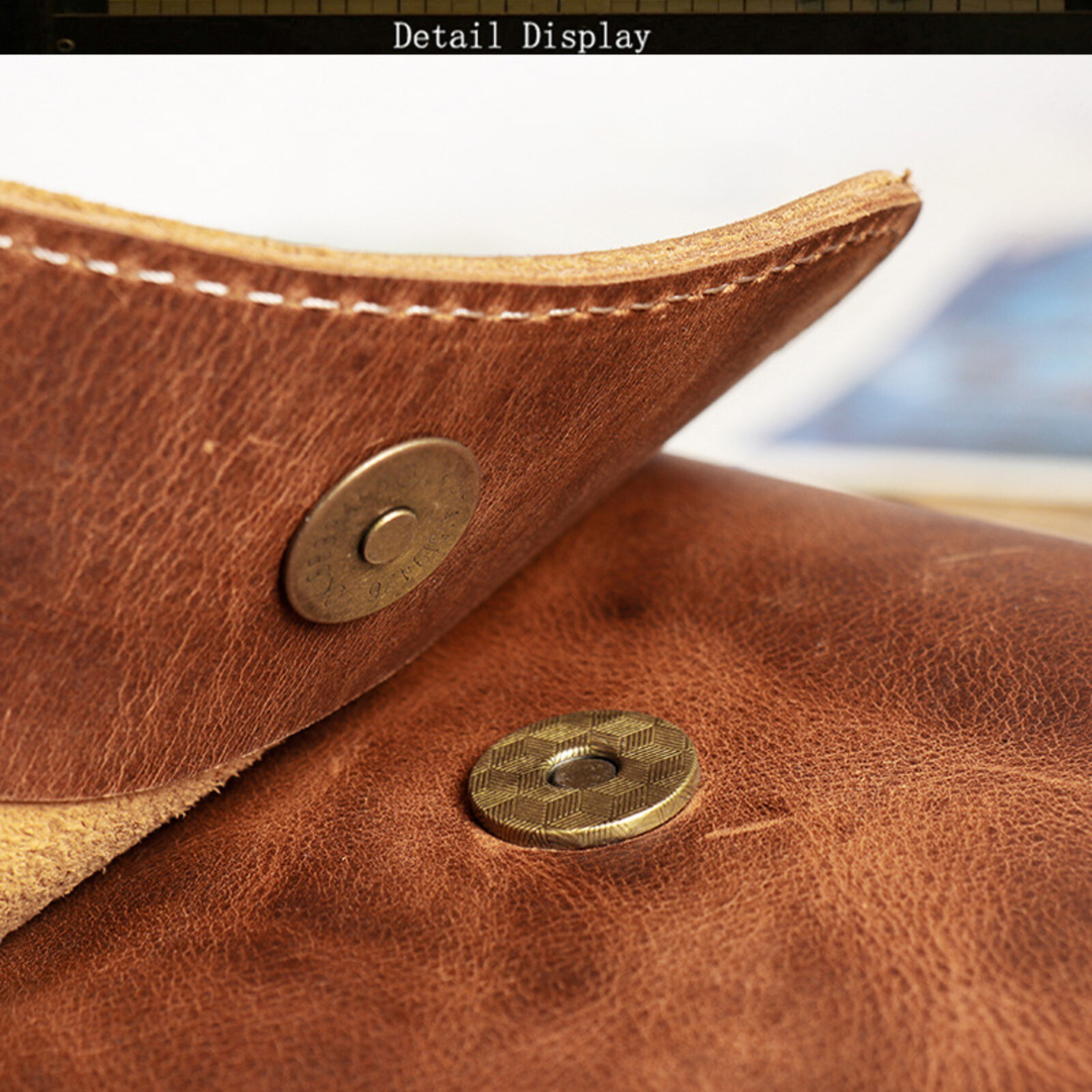 Mens Leather Shoulder Bag Small Crossbody Pouch Vintage Phone Wallet Carrier