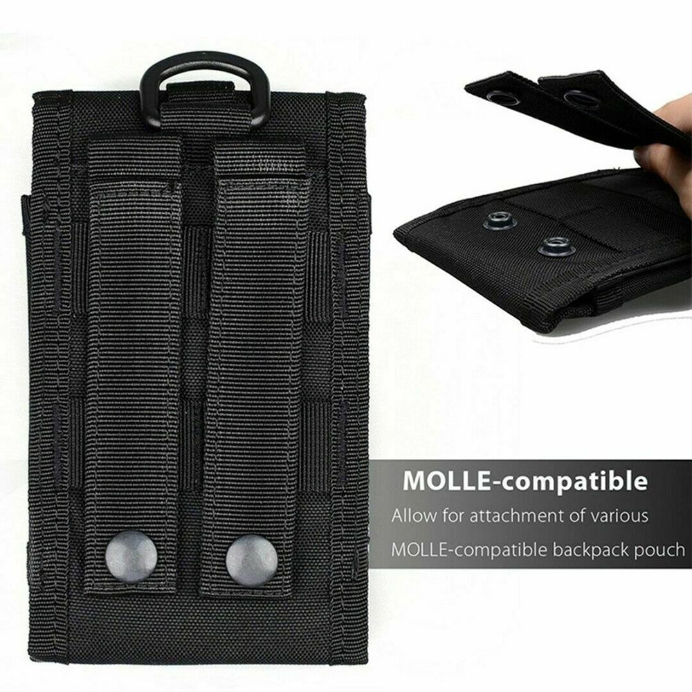 Mobile Phone EDC Gadget Phone Pack Tactical Molle Pouch Holster Waist Pouch