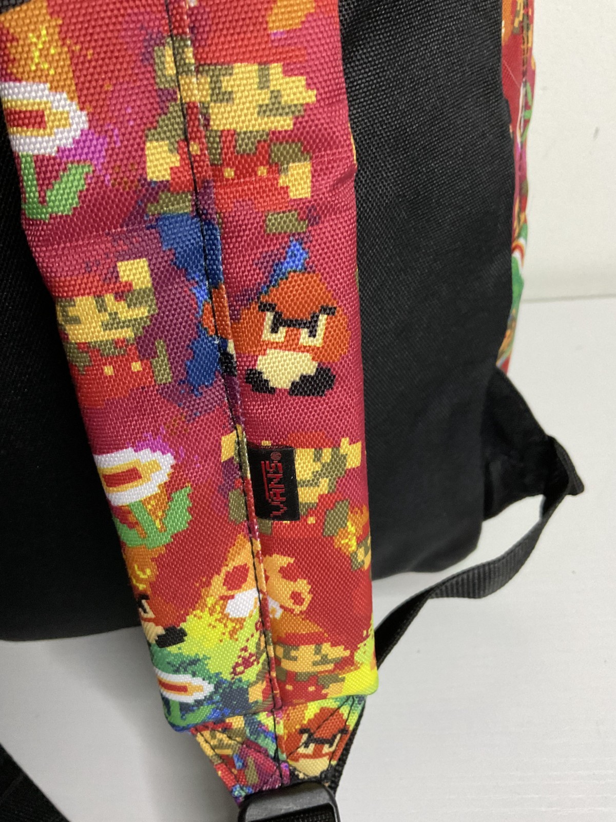 Vans X Nintendo Super Mario Bros Old Skool II Backpack 8 Bit Print