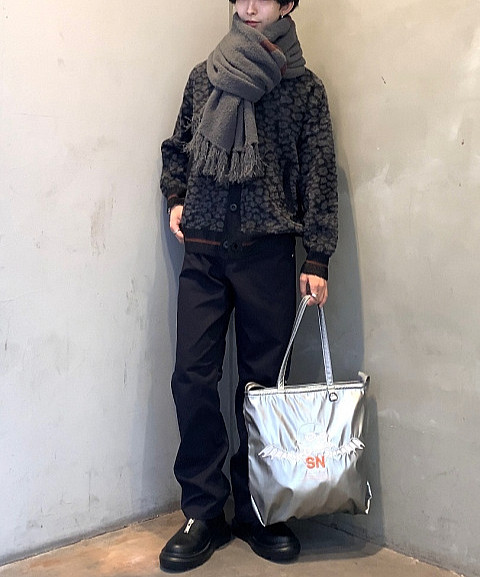 Undercover Jun Takahashi GU Silent Noise Silver Tote Bag NWT
