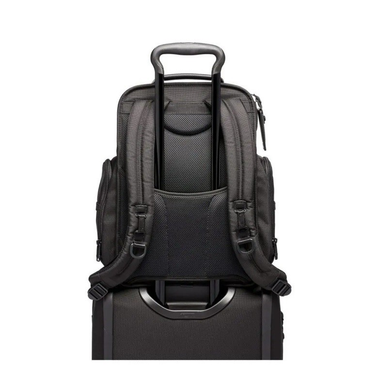 TUMI Alpha Bravo ALPHA 3 Brief Pack Backpack Black Ballistic Nylon Travel Bag