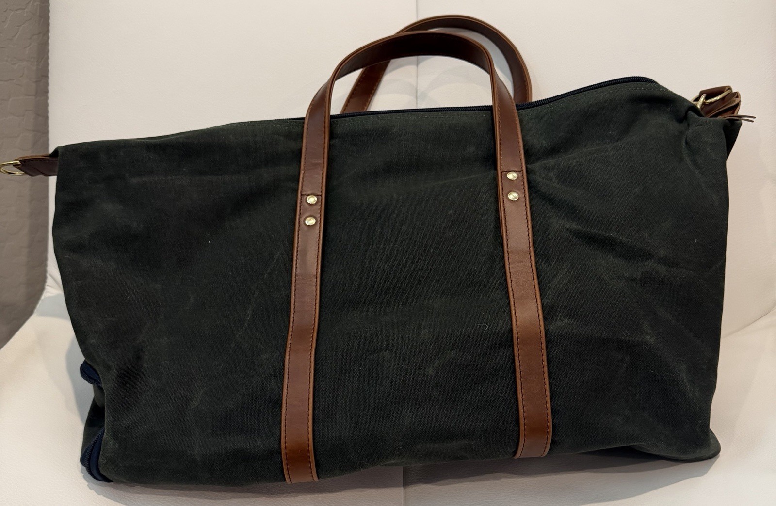 Hudson Sutler Heritage Weekender – Waxed Hunter green/Whiskey Brown