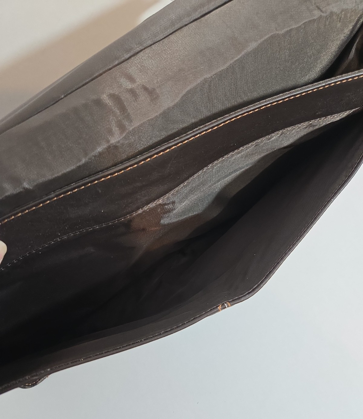 Wilson Leather Brown Laptop Carrying Case Computer Bag Briefcase Messenger Bag