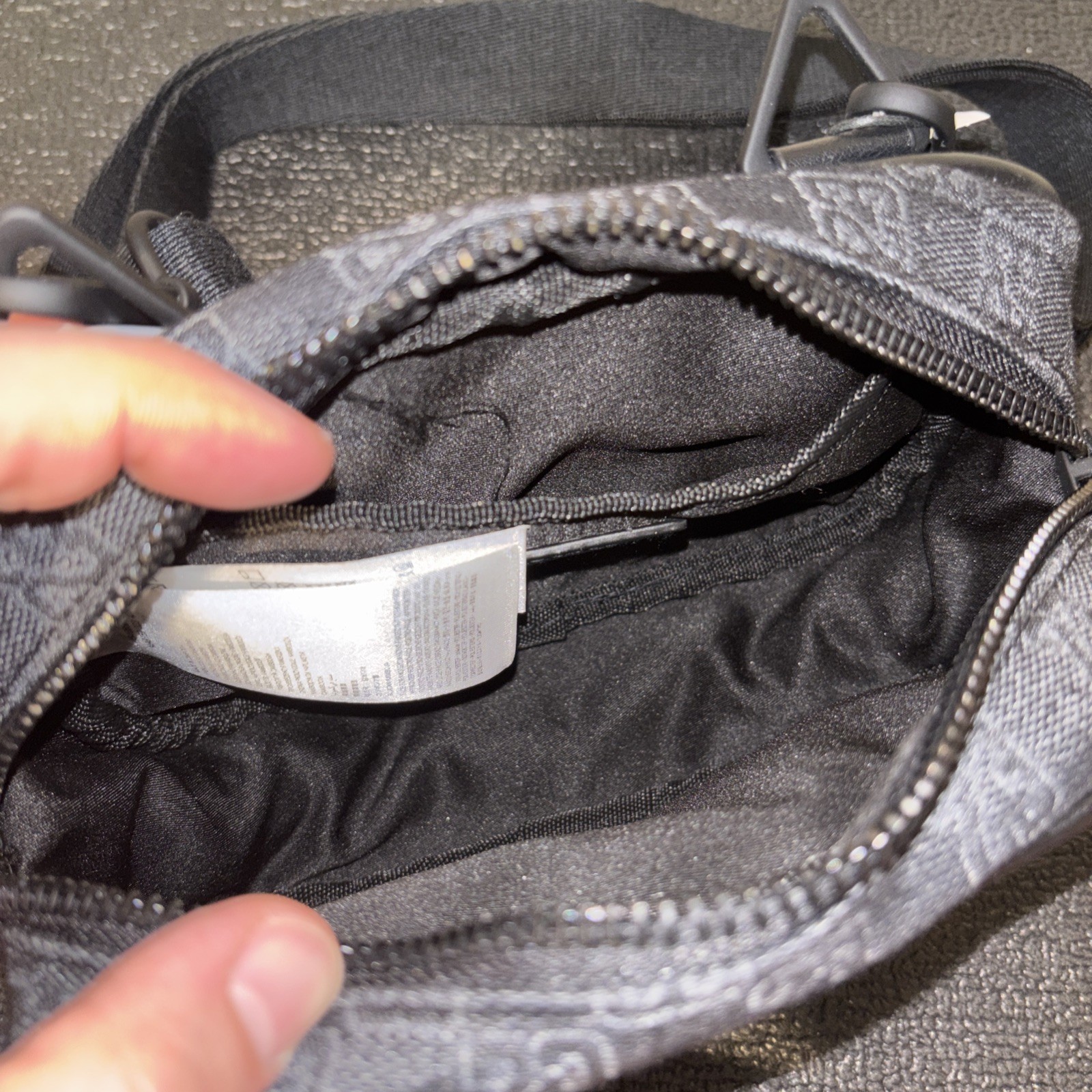 Nike Jordan Crossbody Camera Bag Black Monogram MA9159-023