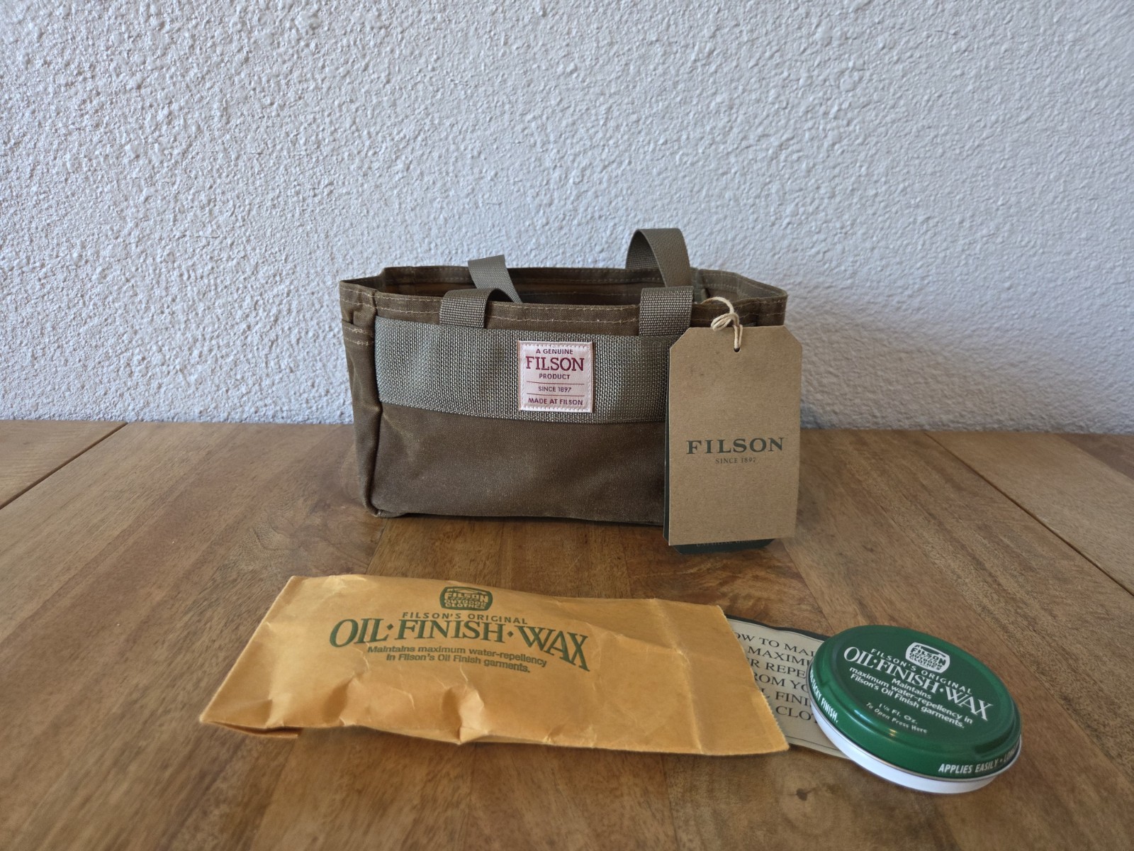 Filson Oil Finish Shot Shell Bag | NWT | Made in USA | Dark Tan | Discontinued