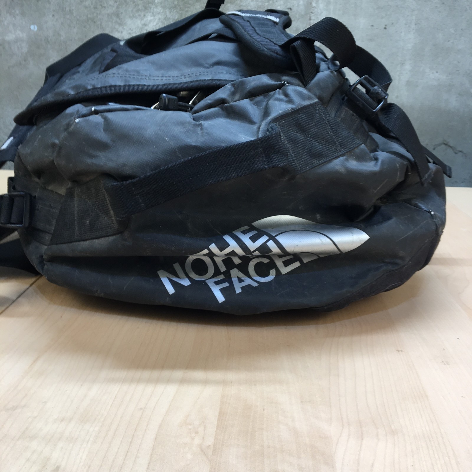 The North Face Base Camp Duffel Bag Black 71L Travel Equipment Backpack