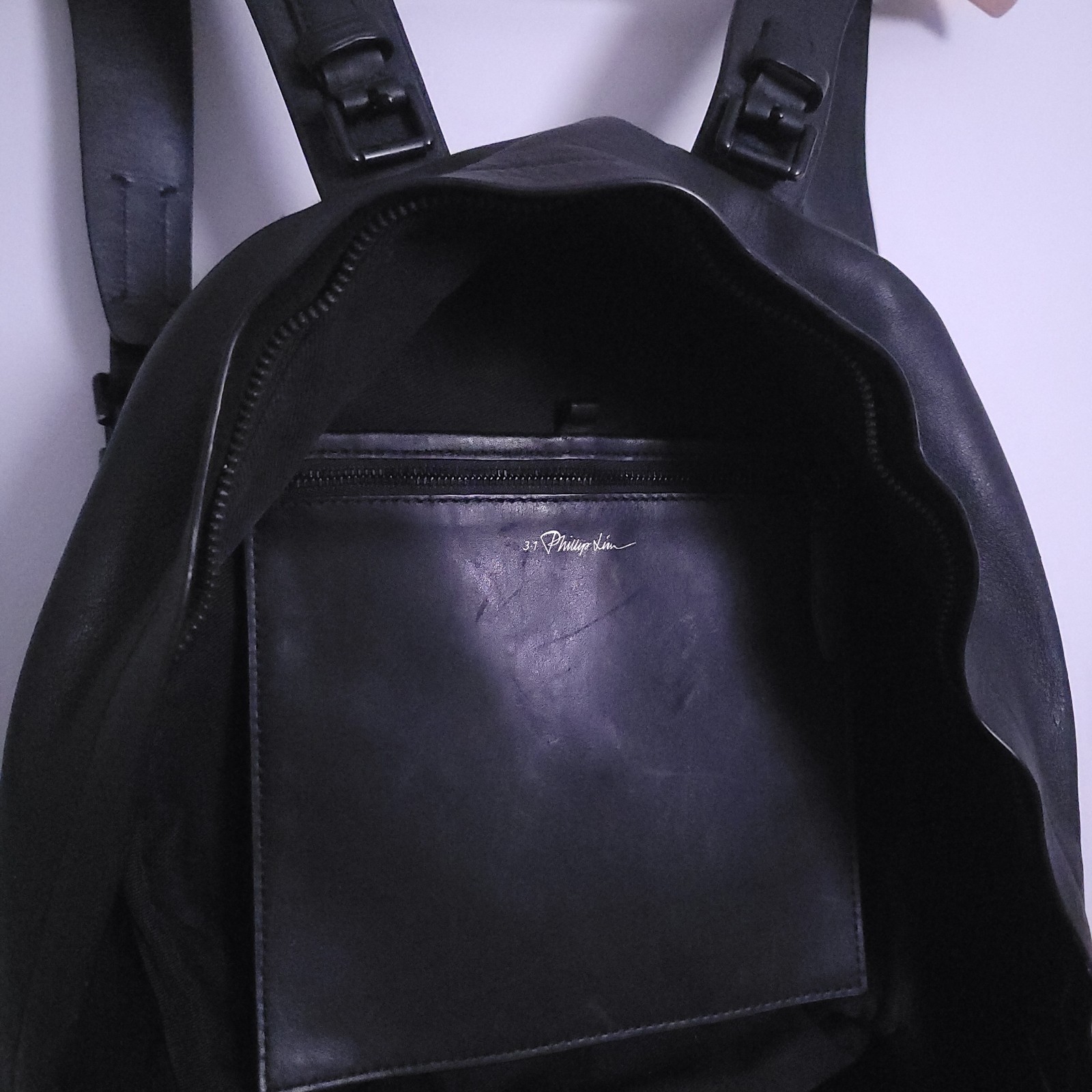 3.1 Phillip Lim Zip Around Smooth Leather Designer Backpack Bag