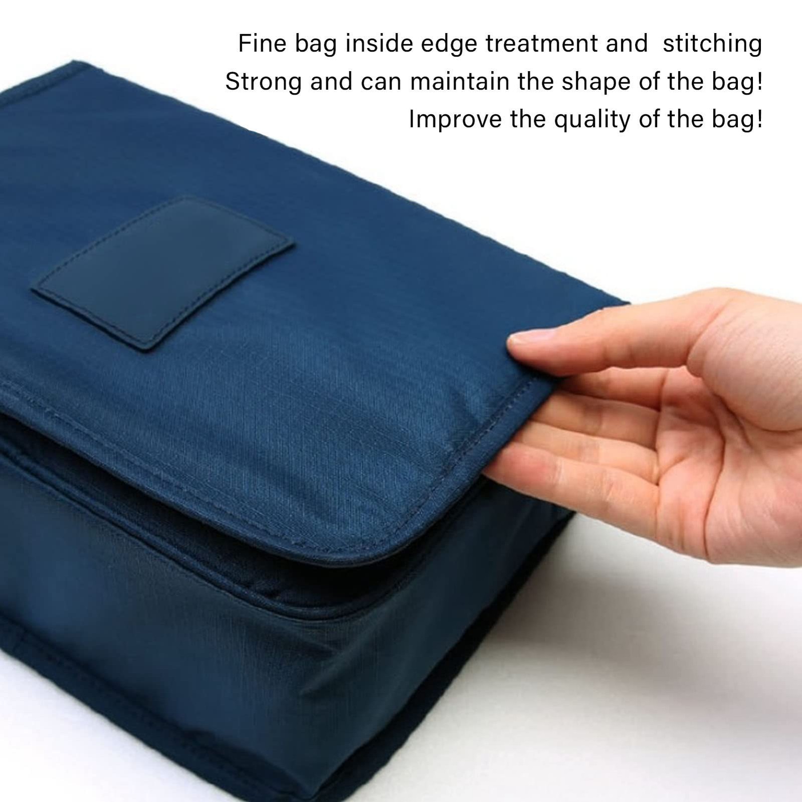 Toiletry Bags, Hanging Bag Cosmetic Foldable Makeup Navy blue