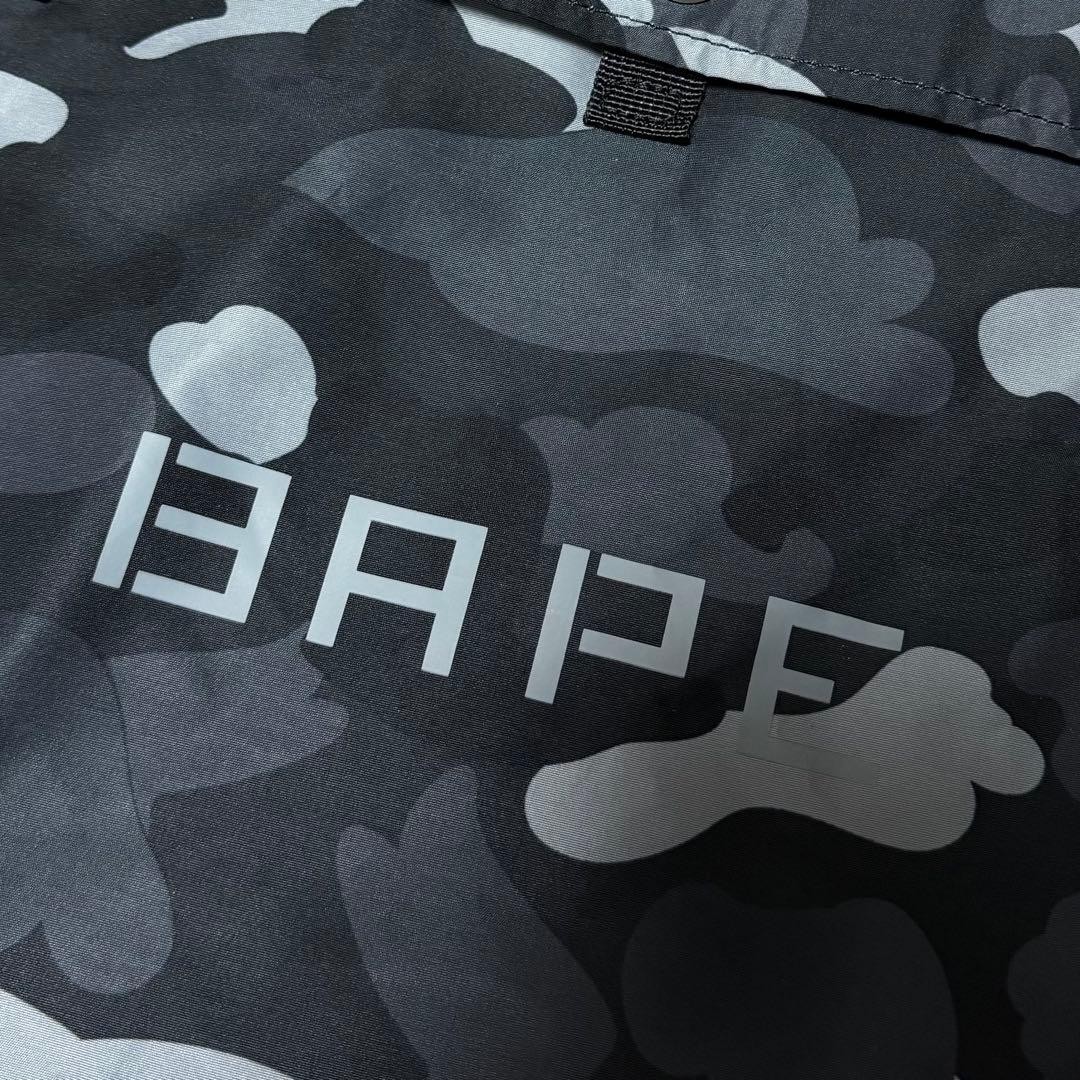 A BATHING APE Camo Shoulder Bag 32cm x 27cm Pre-owned 19FW Authentic