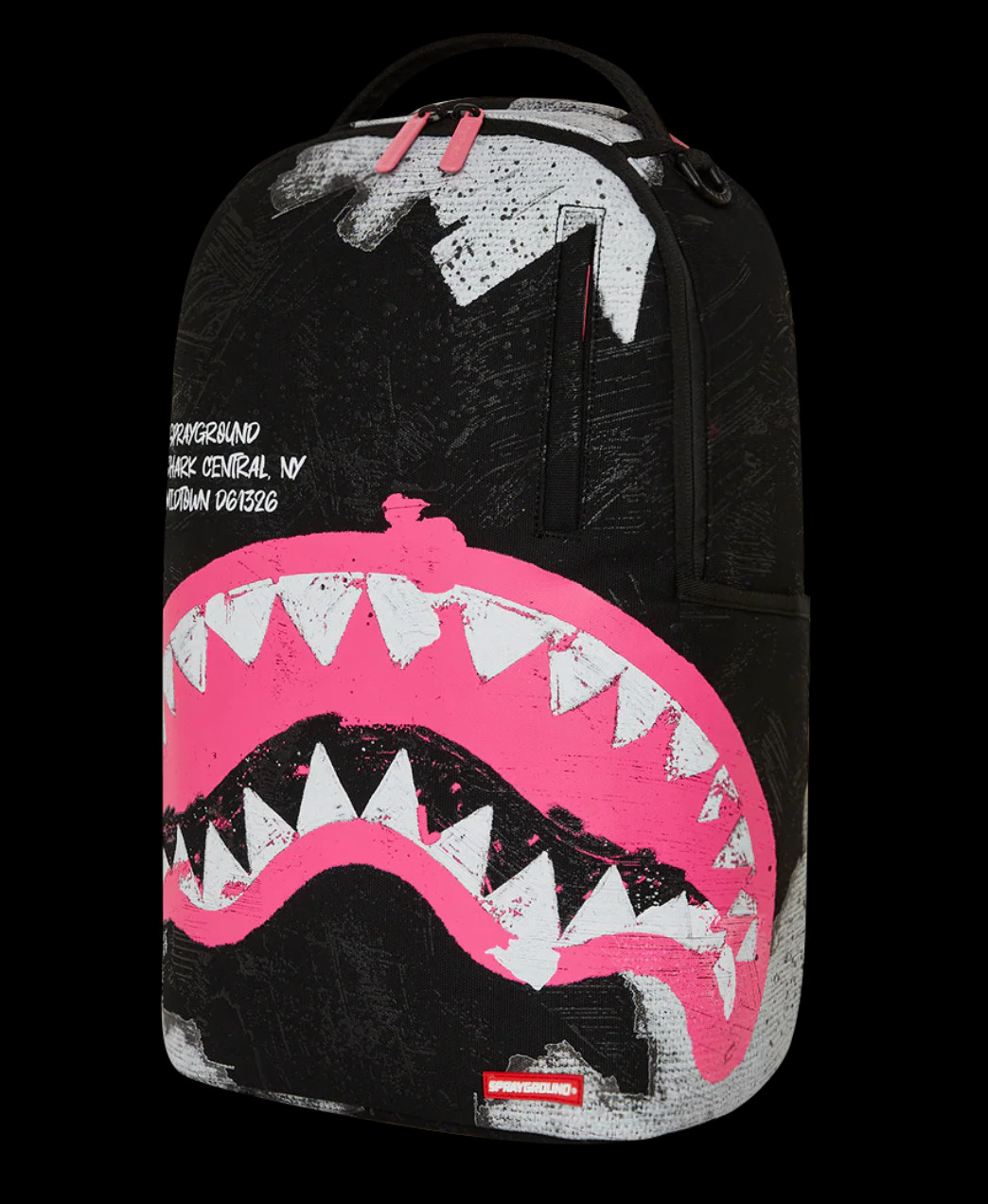 SPRAYGROUND SHARK CENTRAL ACRYLIC ART DLX COTTON BACKPACK – Limited Edition