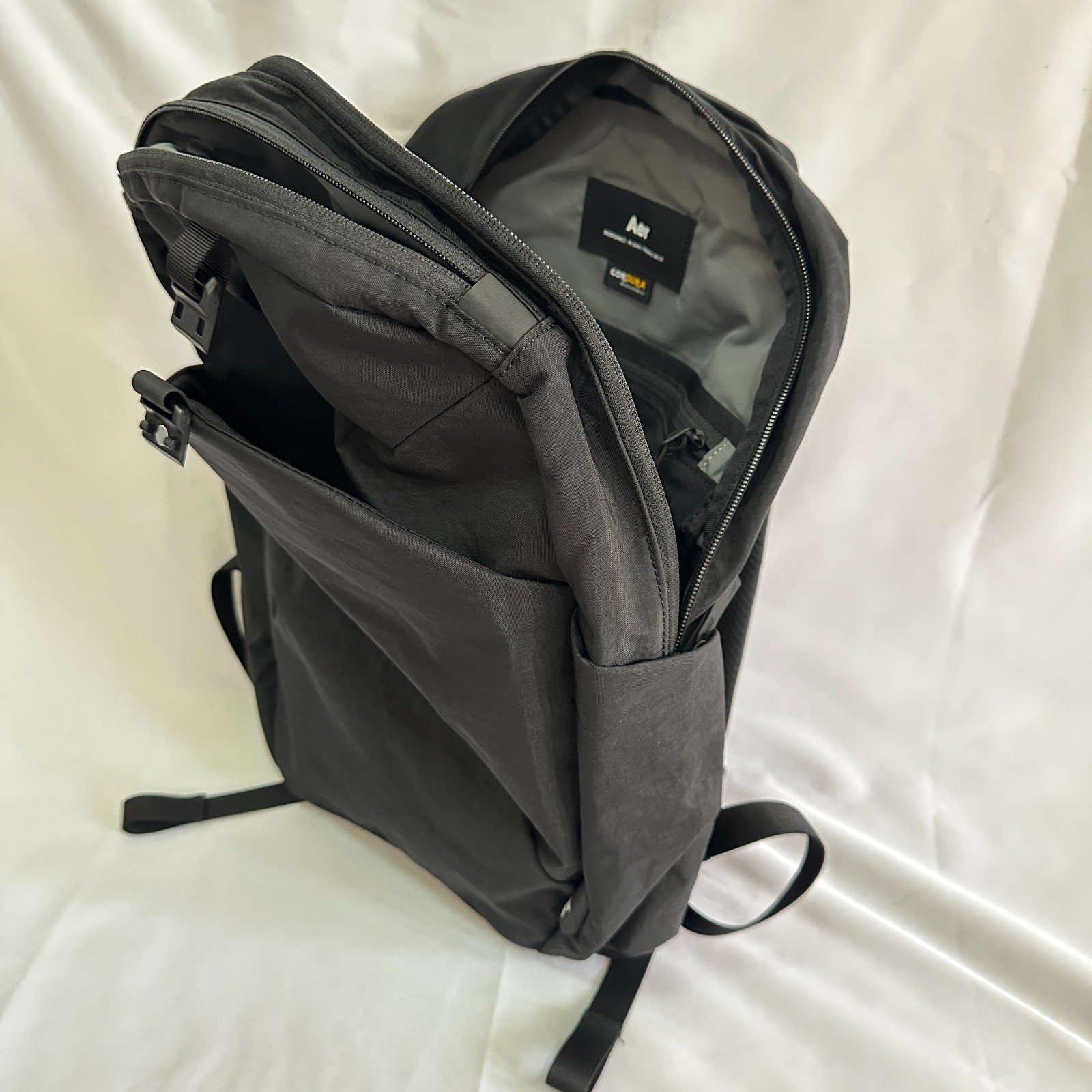 Aer Go Pack 2 20L Black – Packable Lightweight Travel Backpack for 16″ Laptop, B