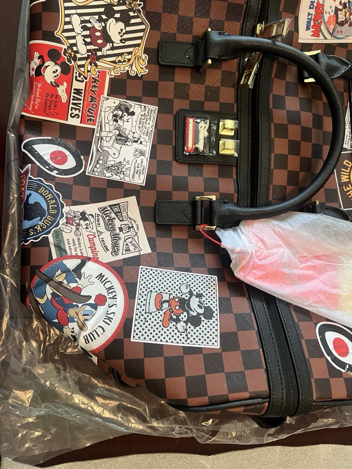 SPRAYGROUND MICKEY MOUSE MOGUL DISNEY COLLAB DUFFLE BRAND NEW