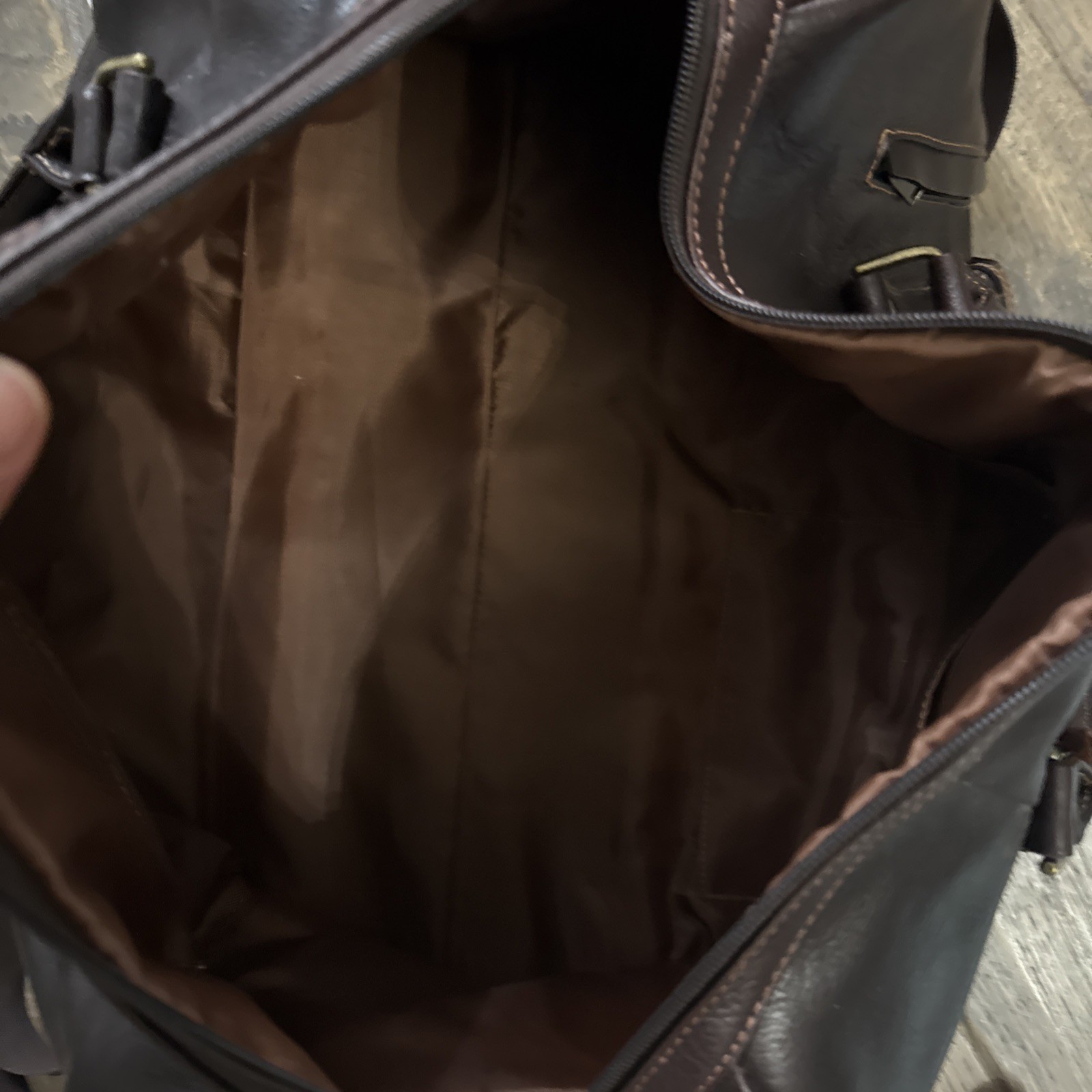 Wilson’s Leather Large Retro Brown Travel or Business Bag. Beautiful