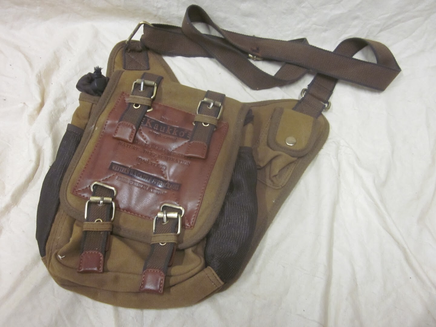 Kaukko Simple Casual Message Bag Daily Life Western U.S. Cattle Subpackages