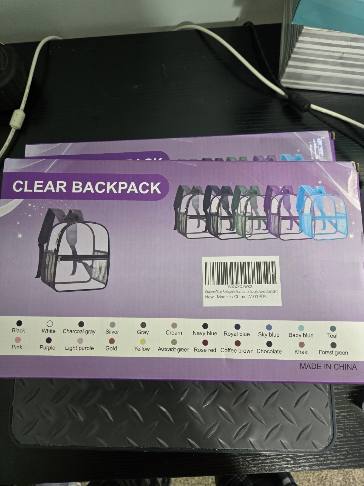 Clear Backpack for Stadium Events Clear Bag Small Stadium Backpack Waterproof
