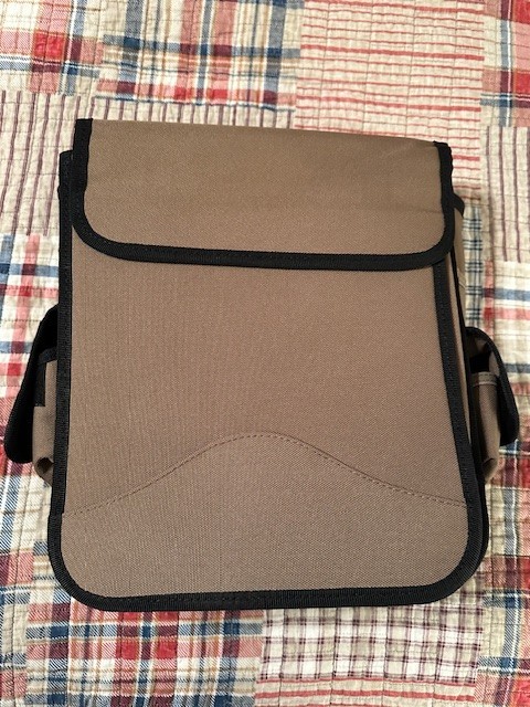 Duluth Trading Company Large Brown and Black Canvas Messenger Bag NWD