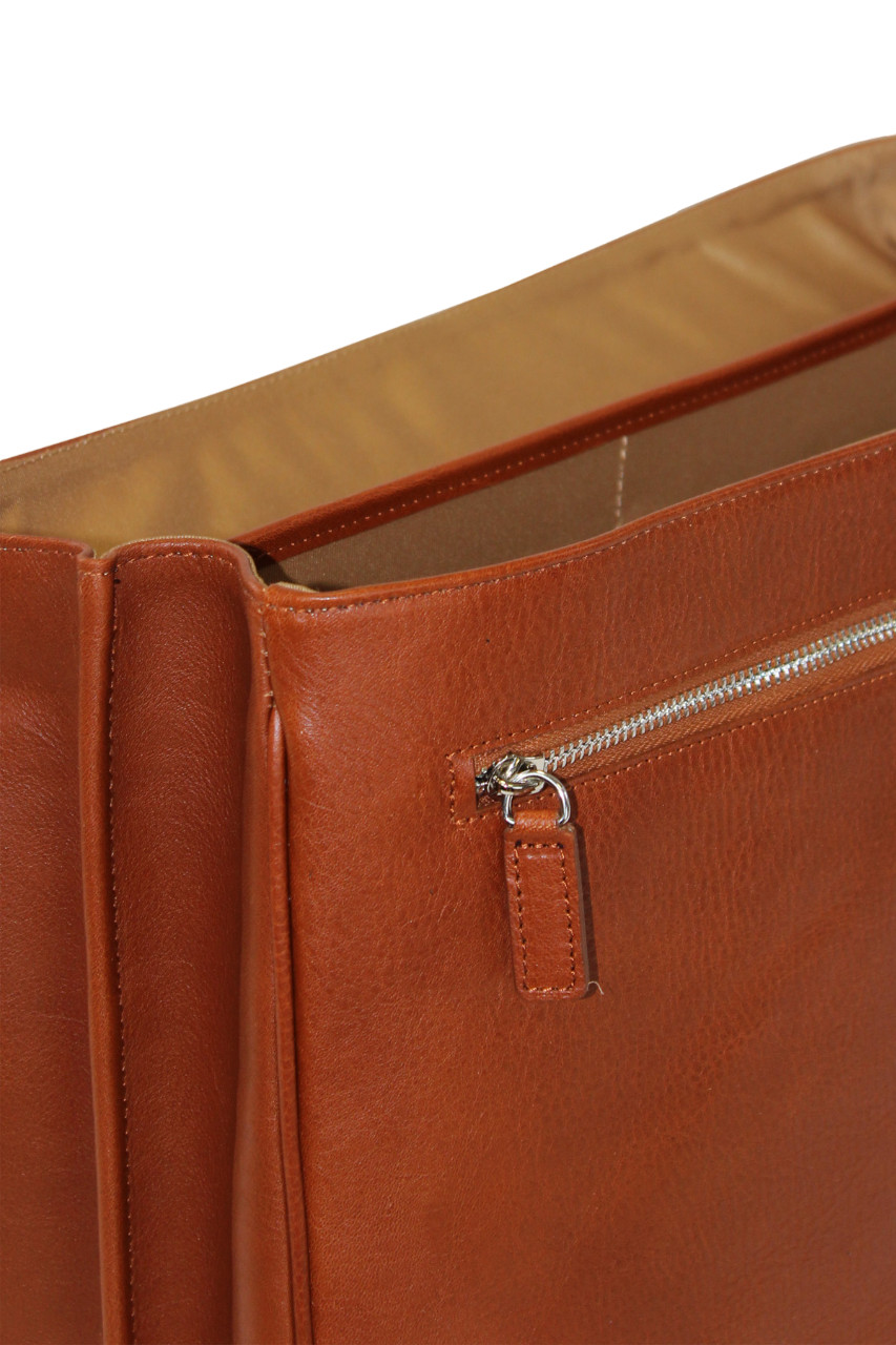 Leather Briefcase Luxury Medium Case Soft Full Grain Leather HANDMADE TO ORDER