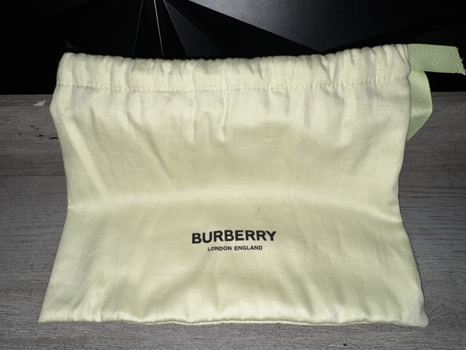 Burberry Monogram Motif Charcoal Check Crossbody Bag Authentic !!!